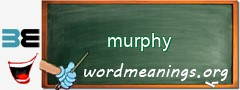 WordMeaning blackboard for murphy